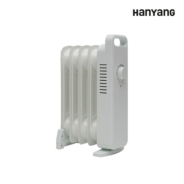 한양테크 가정용 라디에이터 미니 전기 온열기 히터 5핀 HY-W500M
