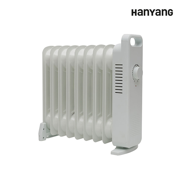 한양테크 가정용 라디에이터 미니 전기 온열기 히터 9핀 HY-W900M